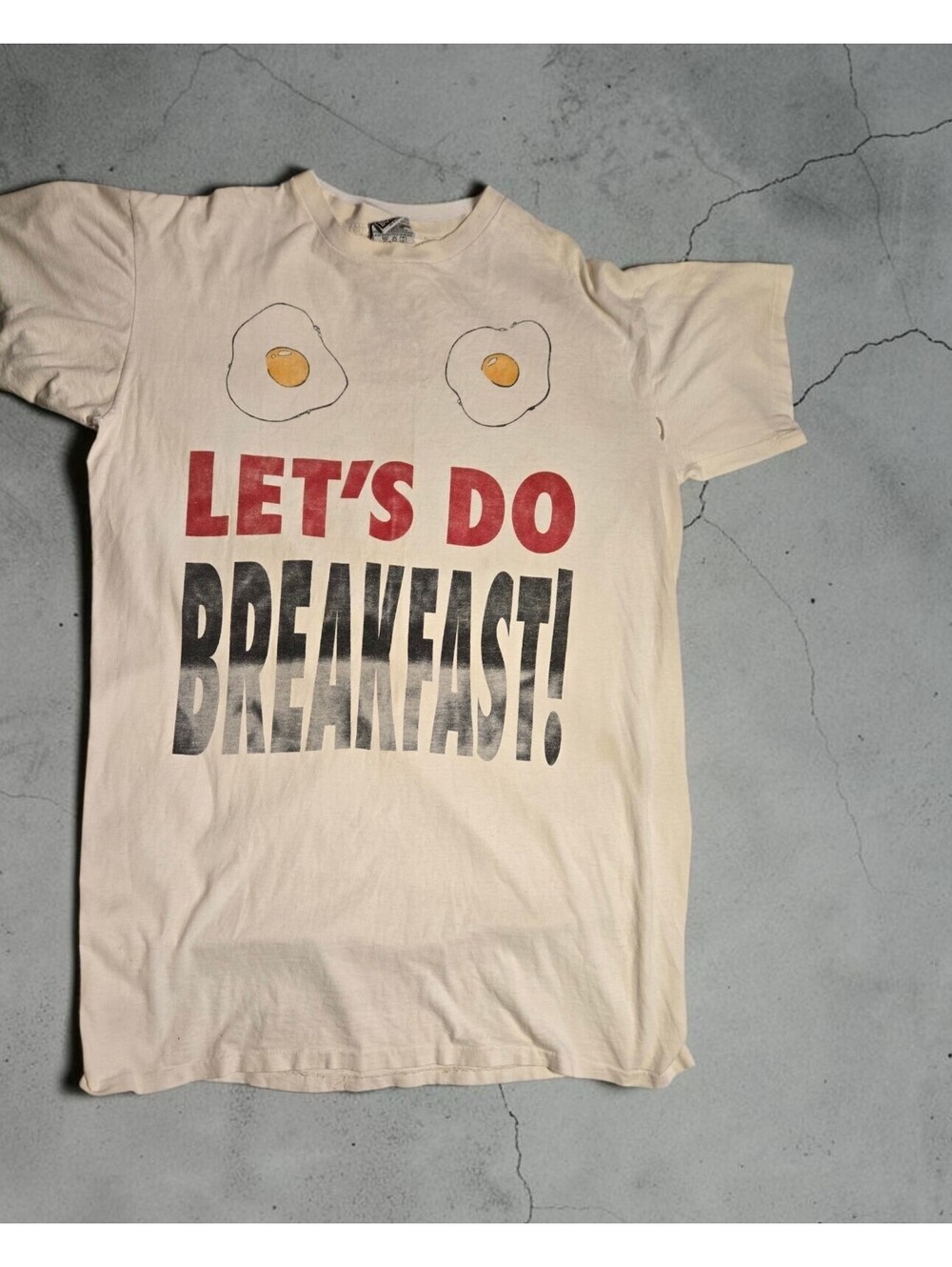 Vintage Joe Boxer Girlfriend Sleep T Shirt Women's White One Size Single Stitch